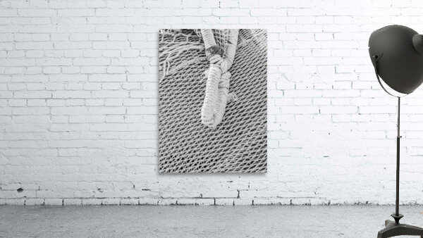 Maritime fish net pattern texture Wall Preview