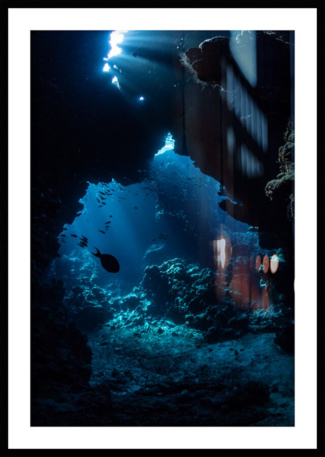 A mysterious underwater cave in Red Sea by Anthony Leydet