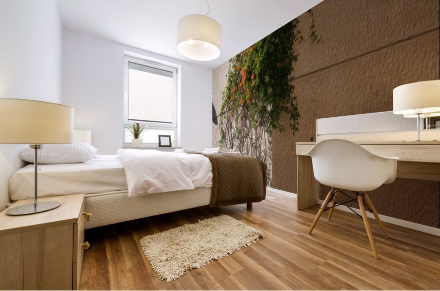 Wall Vines on Edge Mural print