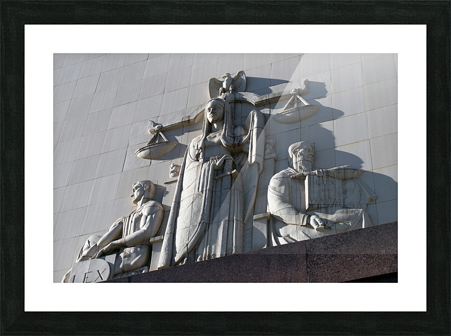 Surrender to Justice Picture Frame print