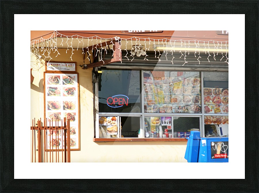 Value Meals Open Picture Frame print