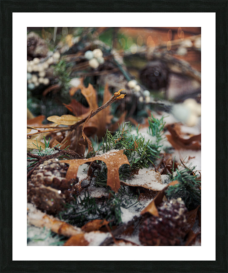 Festive Background Picture Frame print