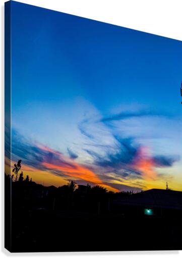 Sky of Sunset Canvas Print