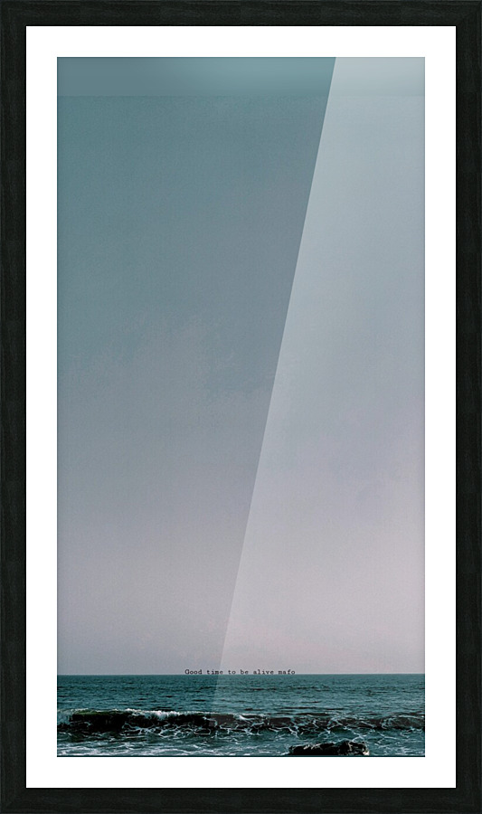 Ocean sky Picture Frame print