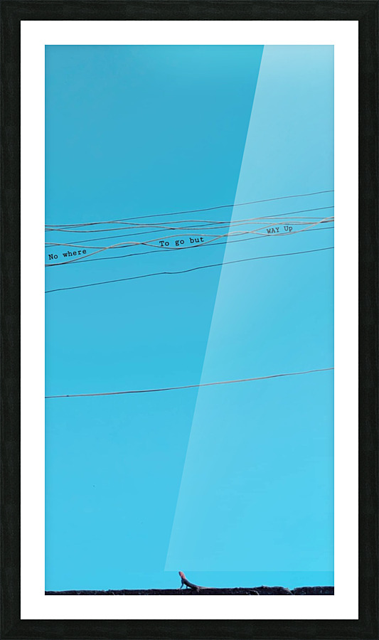 Blue sky Picture Frame print
