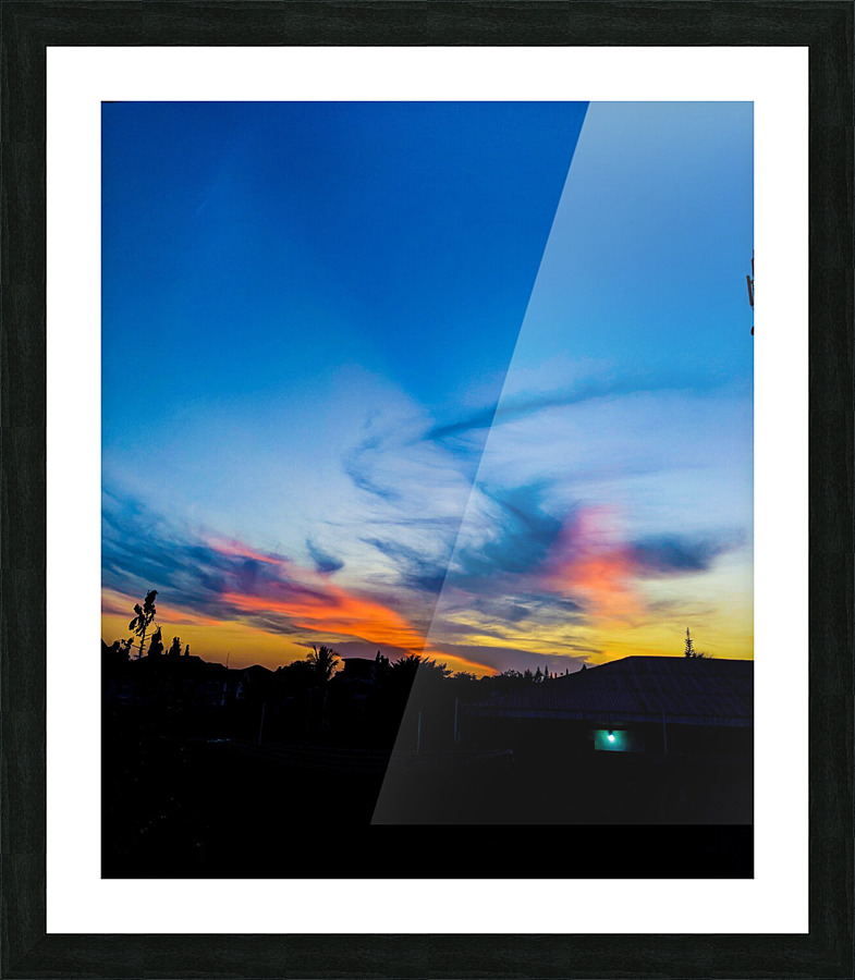 Sky of Sunset Picture Frame print