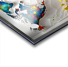 Vibrant World Map Mural Acrylic print