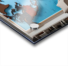 Global Vision A Modern World in Wood and Hue Acrylic print