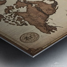 Timeless Cartography A Journey Through History.jp Metal print