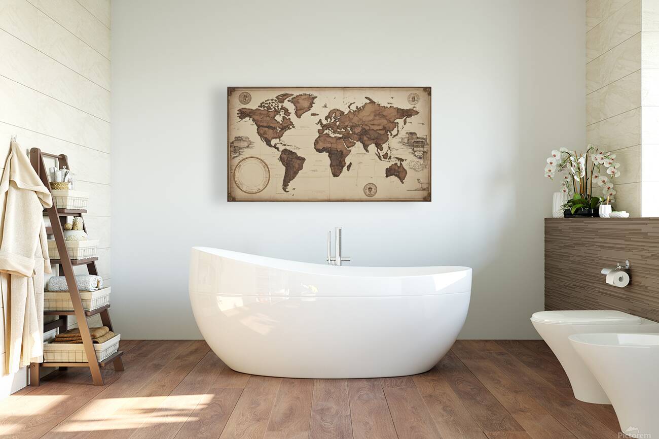 Timeless Cartography A Journey Through History.jp Reproduction