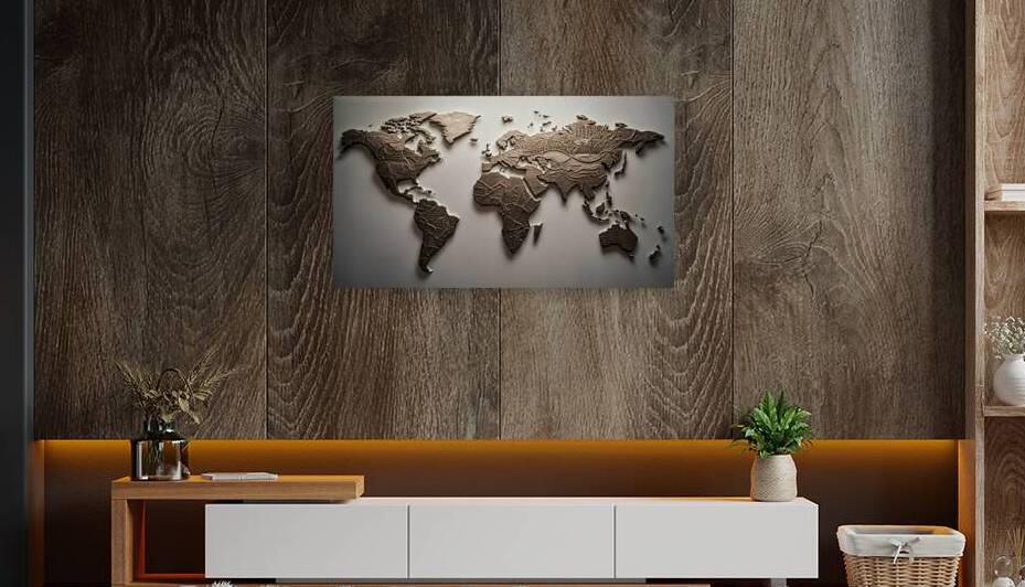 Carved Earth A World in Relief by yaser ameen