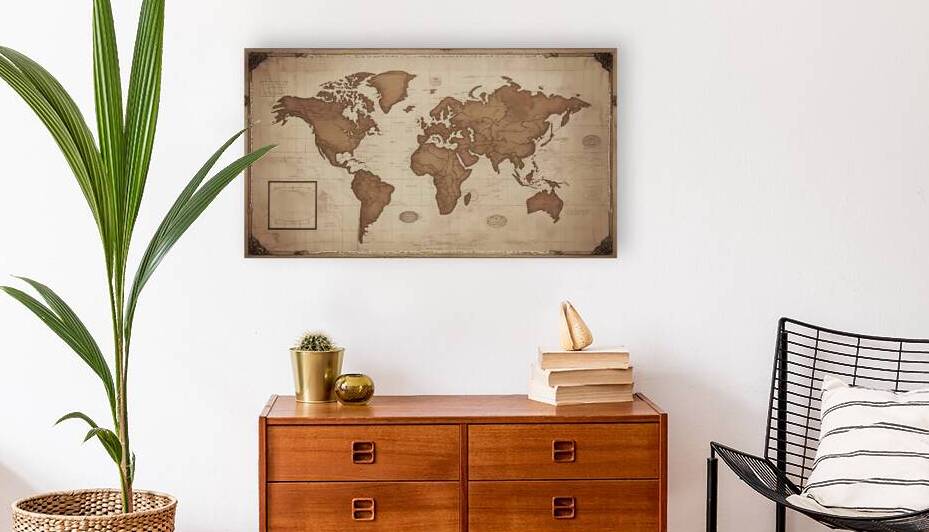 The Cartographer s Dream A Vintage World Unveiled by yaser ameen