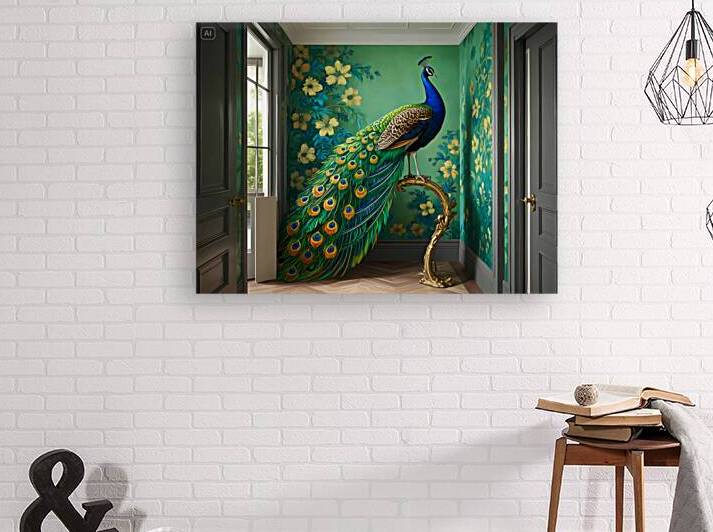 Regal Radiance A Peacock s Domain by yaser ameen
