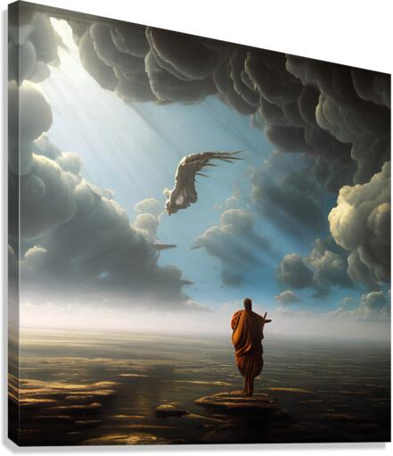Father In The Sky Canvas Print