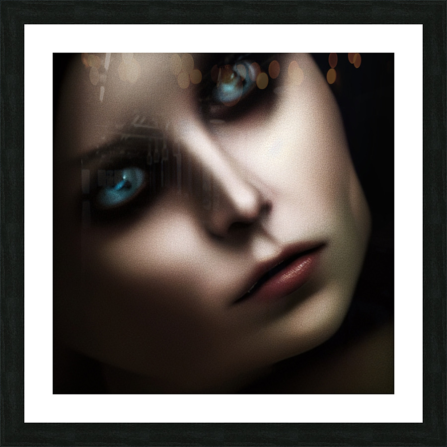 Her Eyes Picture Frame print
