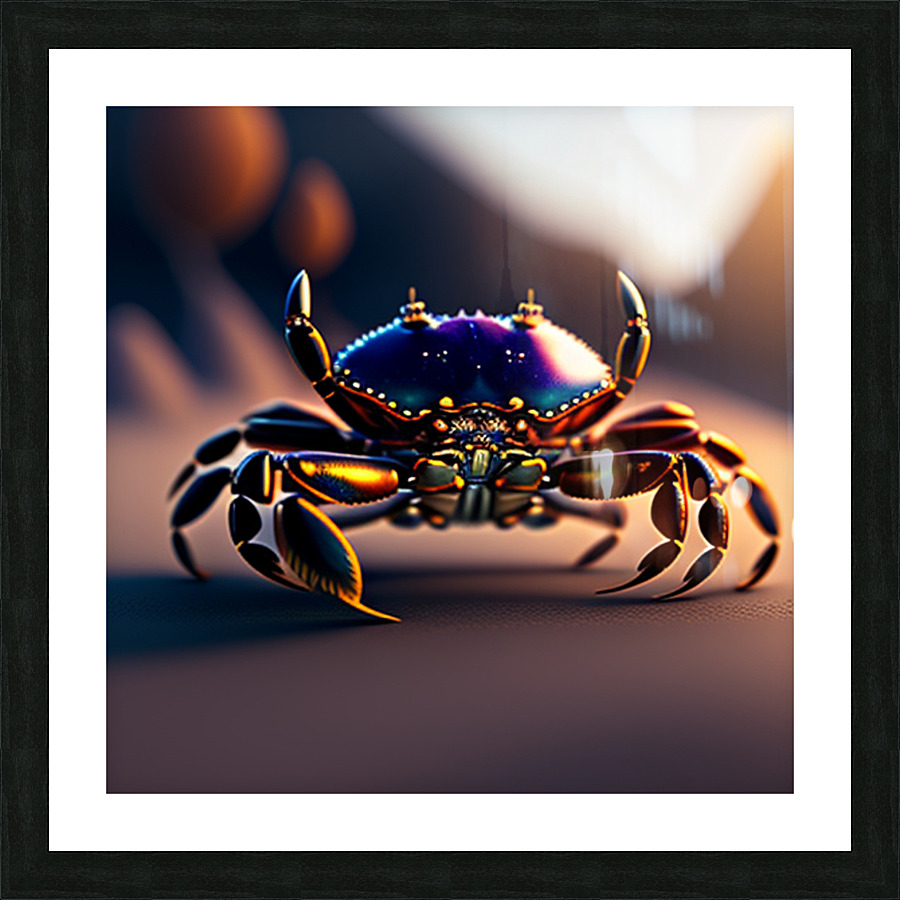 The Crab Picture Frame print