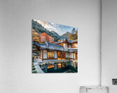       Tranquil Asian Mountain Retreat           Acrylic Print