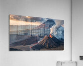                  Powerful Volcano Eruption with Flowing Lava Acrylic Print