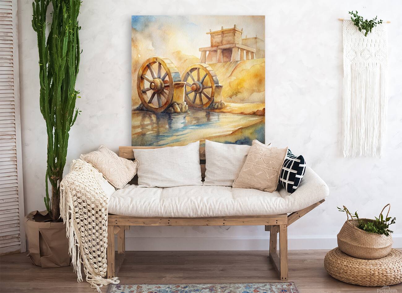 ancient egyptian waterwheels 1 Reproduction