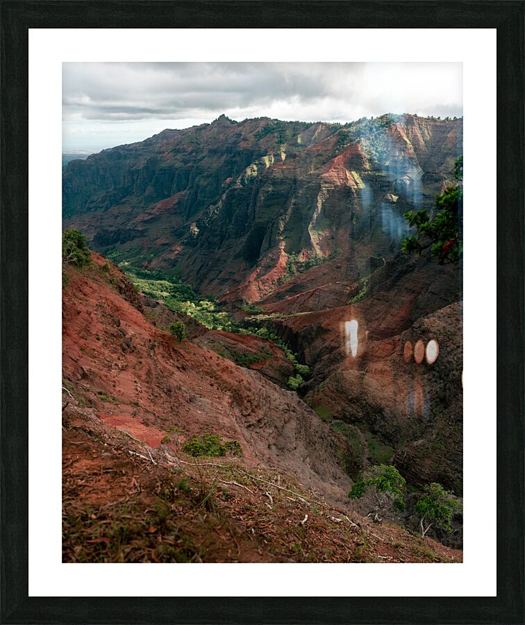 Waimea Canyon Picture Frame print