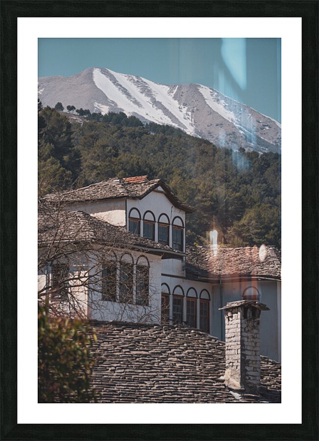 Architecture Gjirokastra Picture Frame print