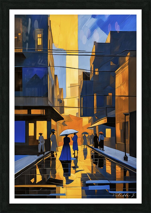 Modern Impressionist Picture Frame print
