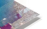 Digitaly Gliched Maze HD Metal print
