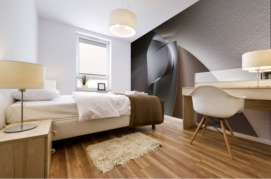 Gray but not dull Mural print