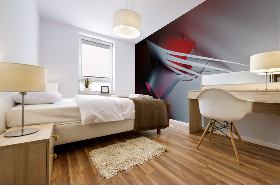 Paper at hand Mural print