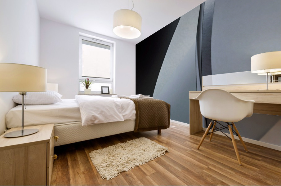 Sailing through the blues Mural print