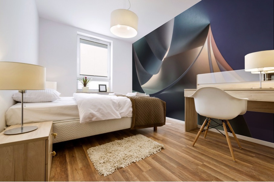 Tent city Mural print