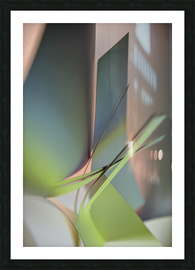 A bit windy at grass level Picture Frame print
