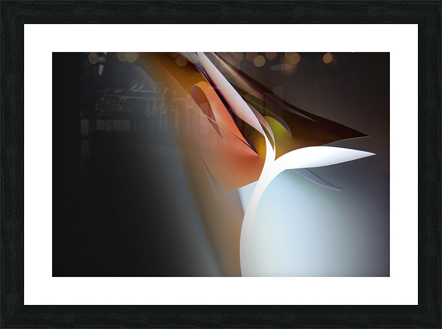 Feathery Picture Frame print