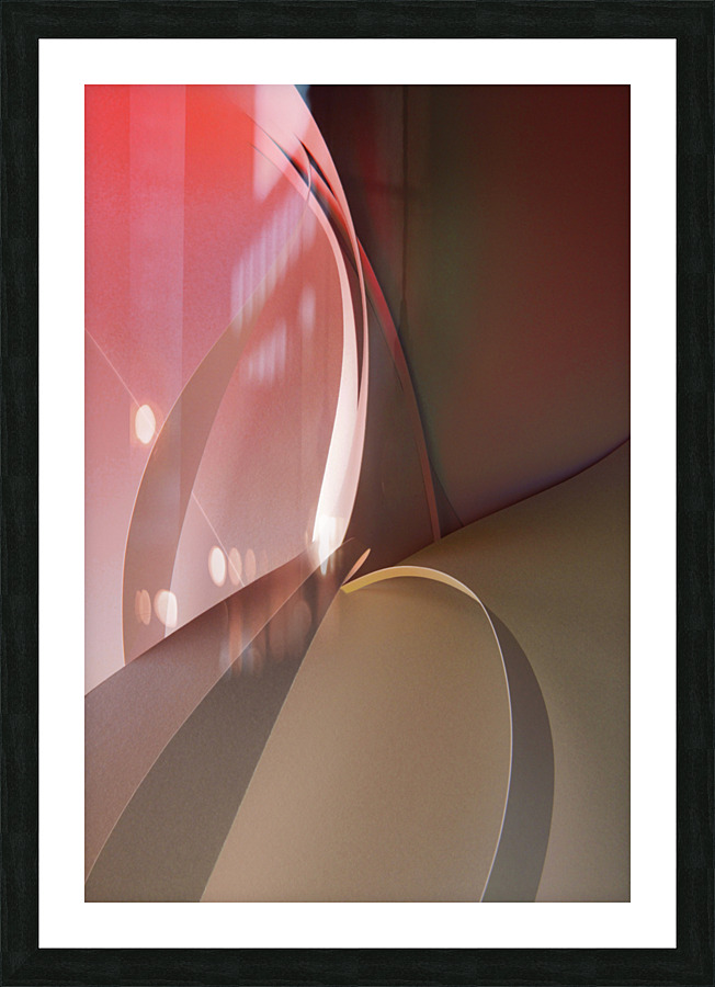 A passing flame Picture Frame print