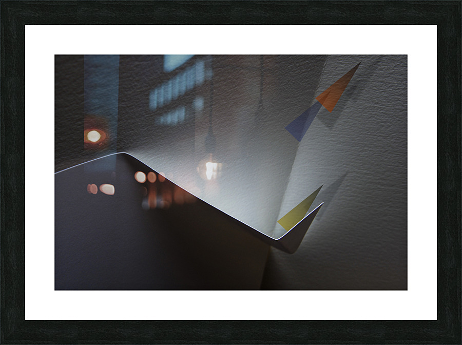 Bouncing colors Picture Frame print