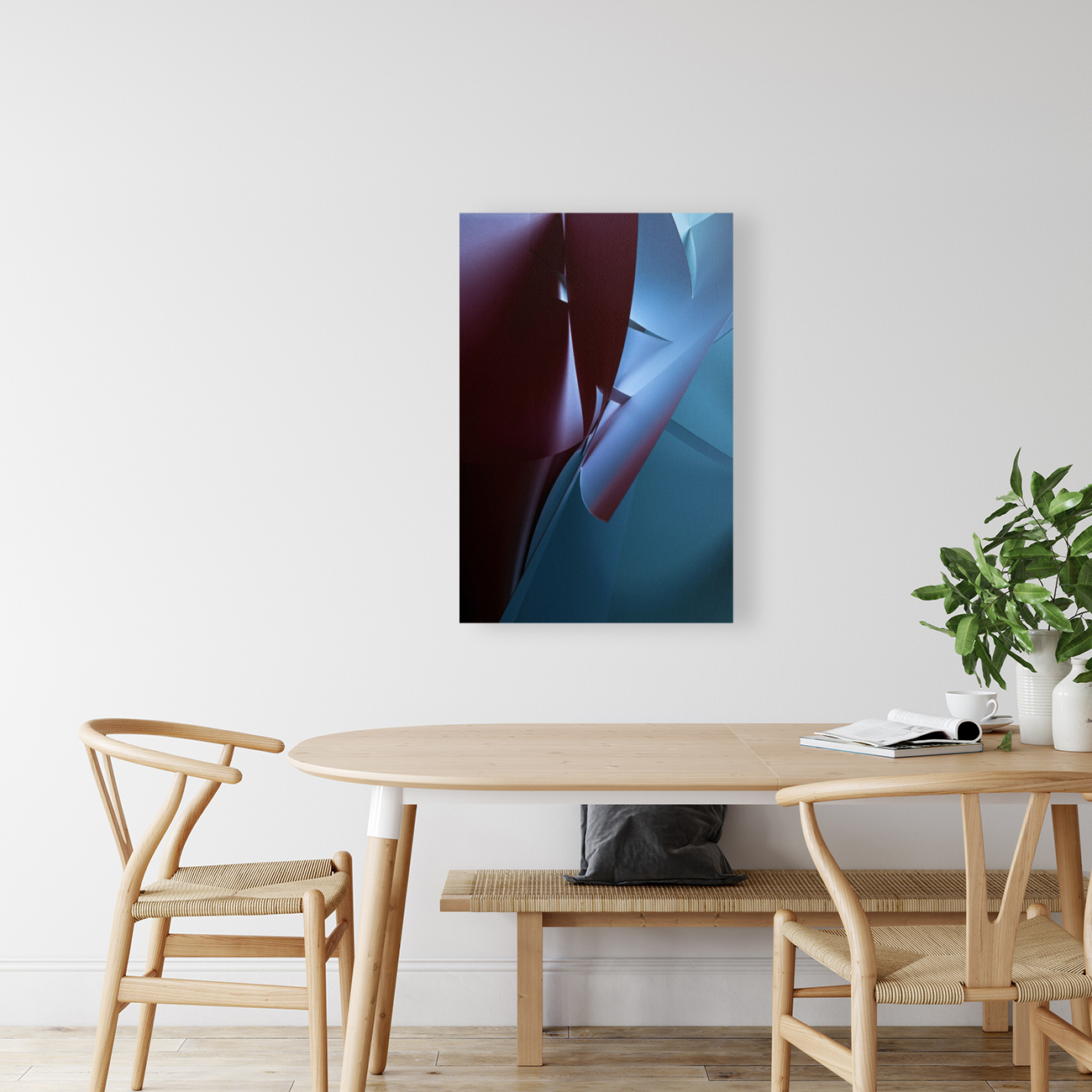Turquoise meets purple Reproduction