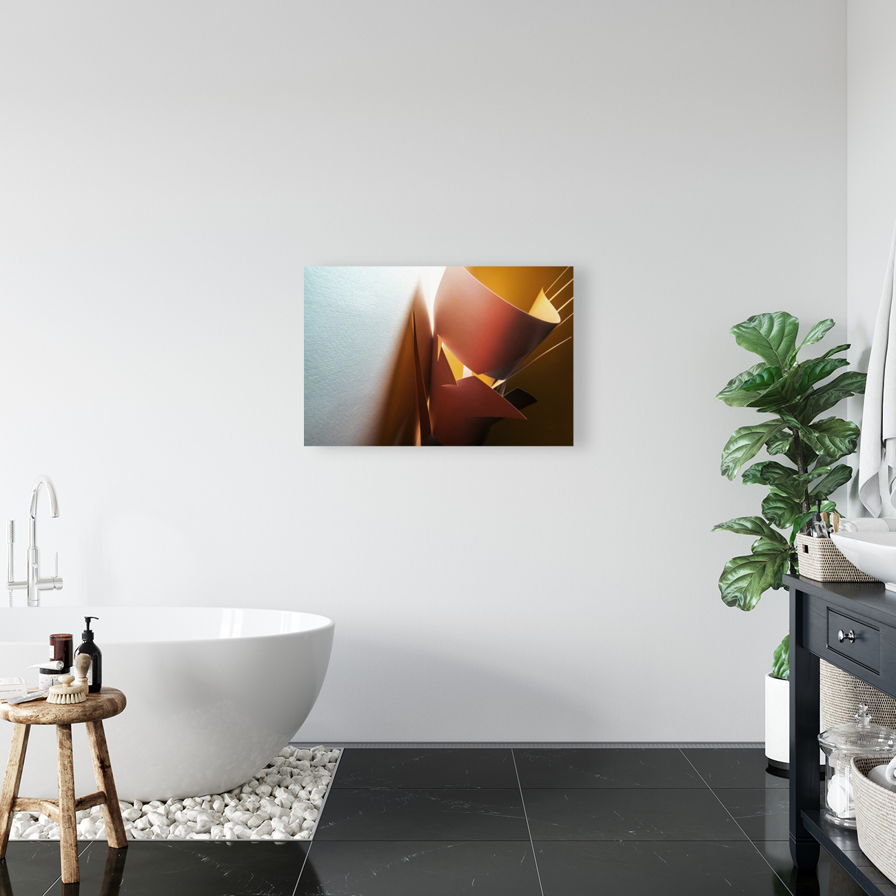 Against the white wall Reproduction
