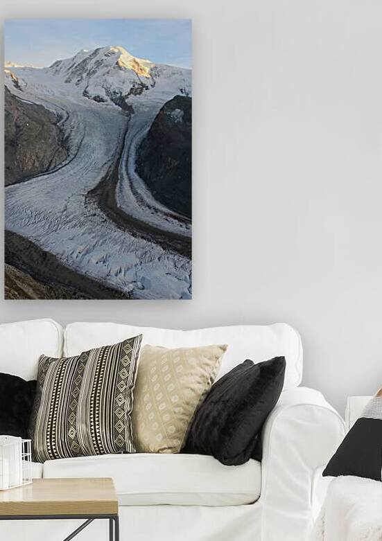 Glacier Beneath Lyskamm – Dramatic Swiss Alps Mountain Landscape by MartinKl
