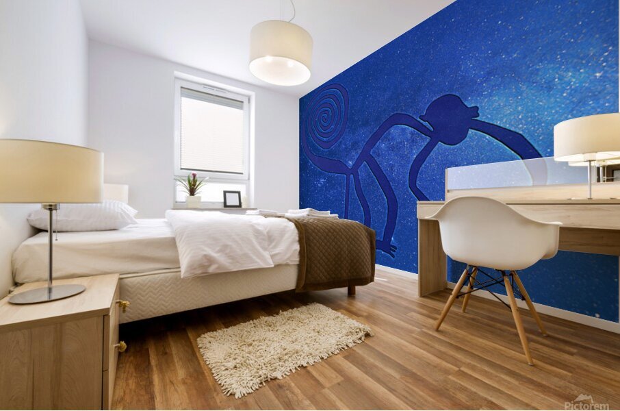 Nazca Monkey Mural print