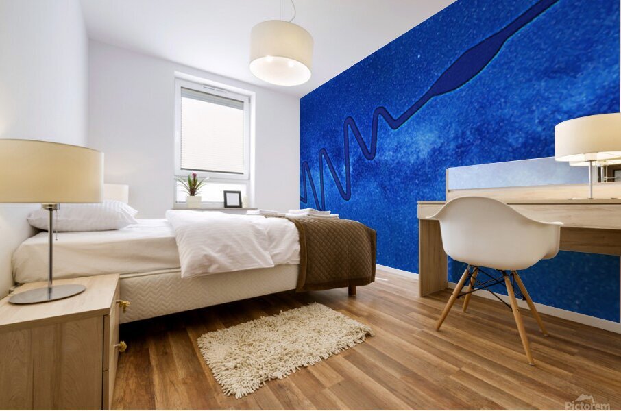 Nazca Heron Mural print