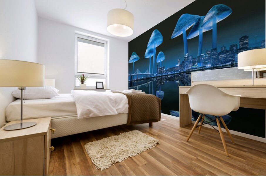 Surreal City Mural print