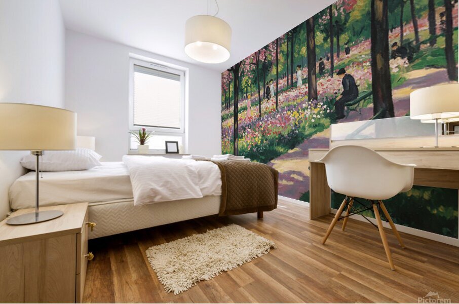 Spring in a Park Mural print