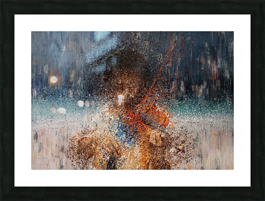 Storm Melody Picture Frame print