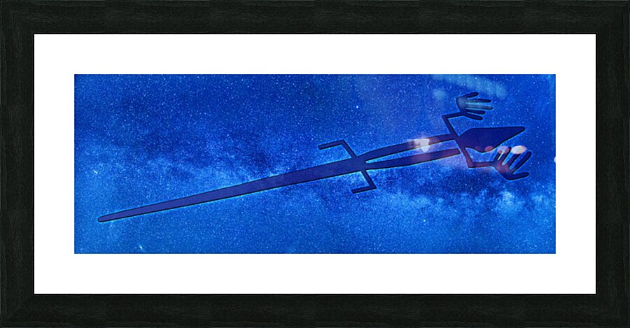 Nazca Lizard Picture Frame print