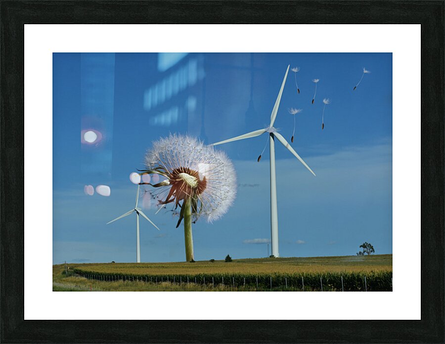 Wind Power Picture Frame print