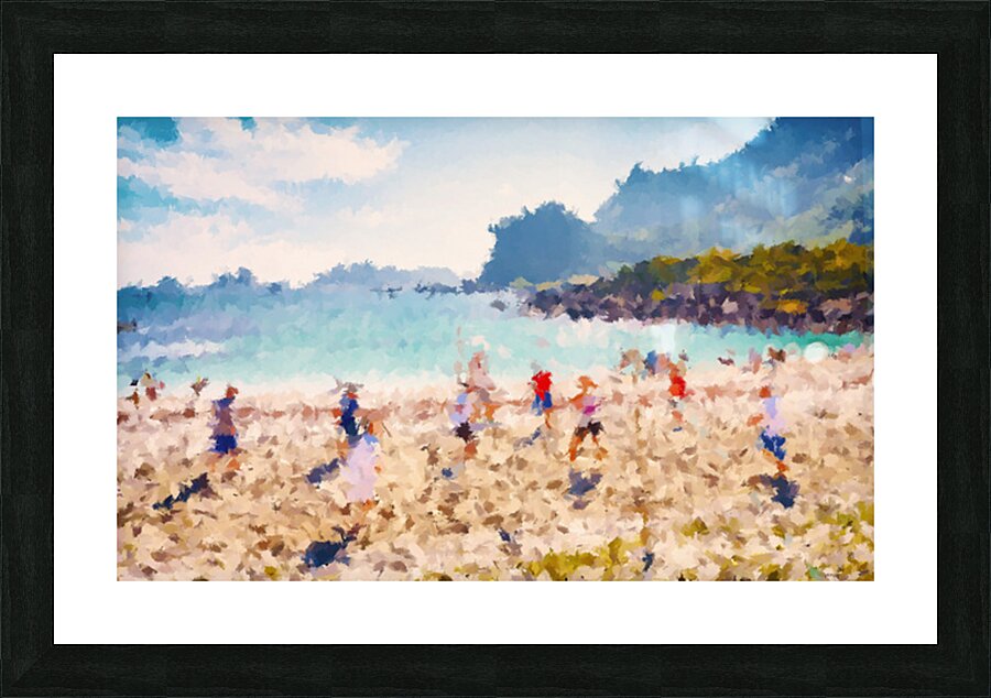 Beach Volleyball Picture Frame print