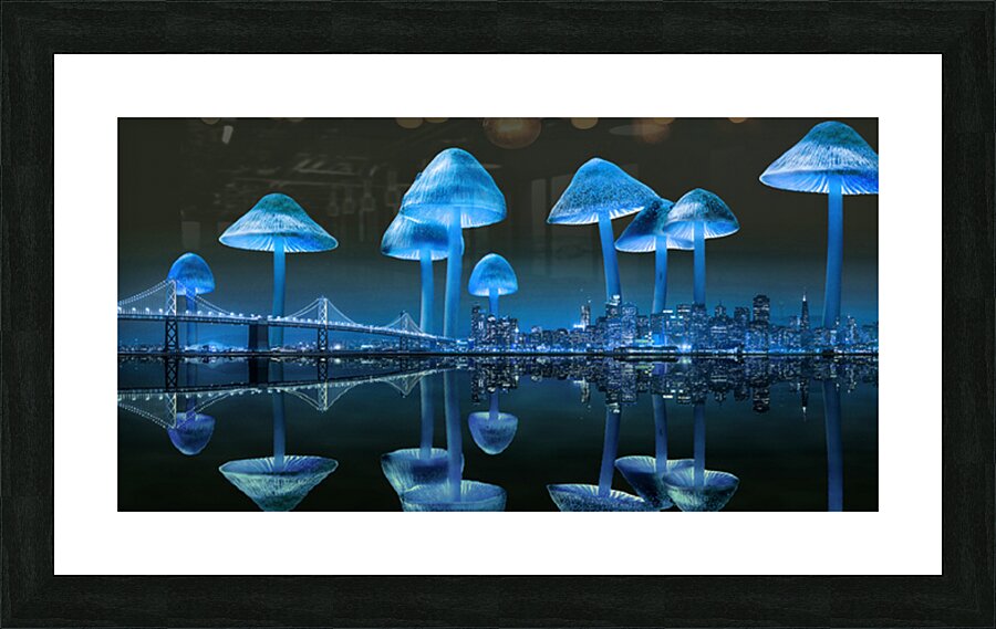 Surreal City Picture Frame print