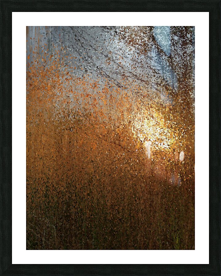 Fall Morning Picture Frame print