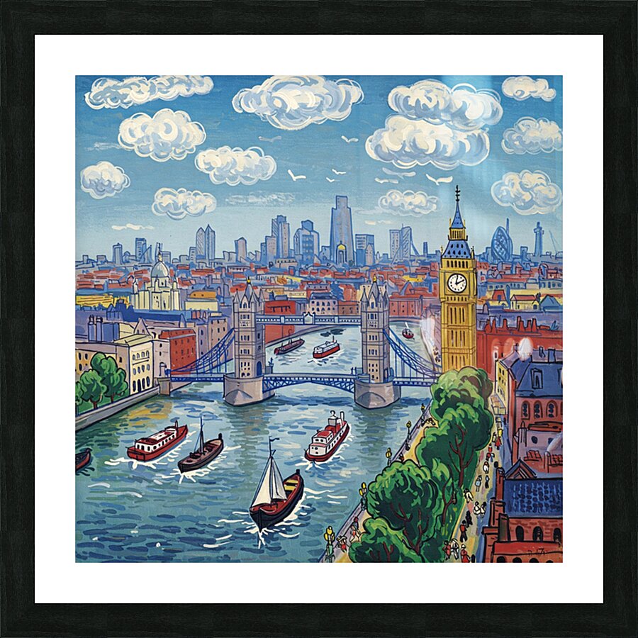 London Picture Frame print