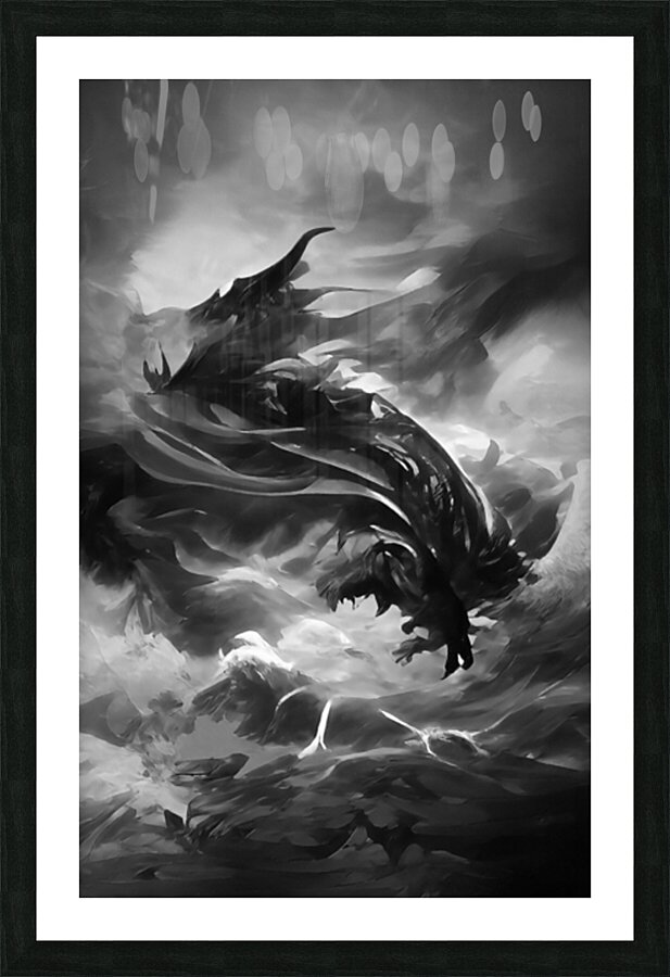 Dragon Picture Frame print